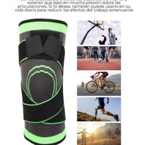 Rodilleras Deportivas Compresion Miyagi X 2 Banda Protectora Gym