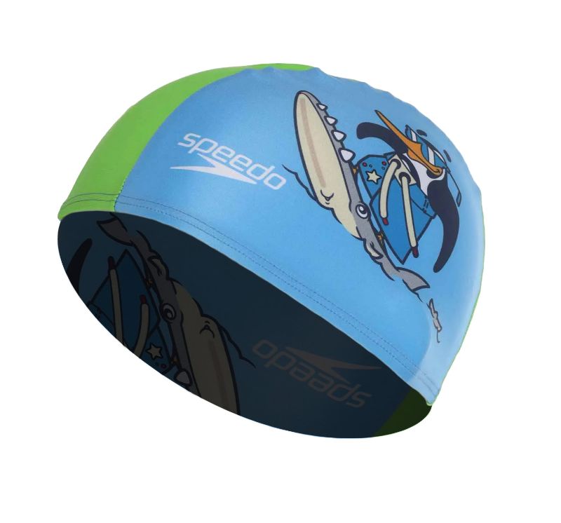 Gorro Natación Textil Niños Speedo Printed Character Piscina