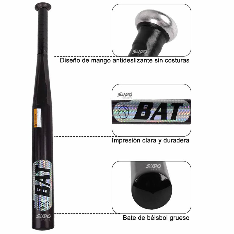 Bate Beisbol Aluminio Bateo Baseball Profesional 28 Pulgadas