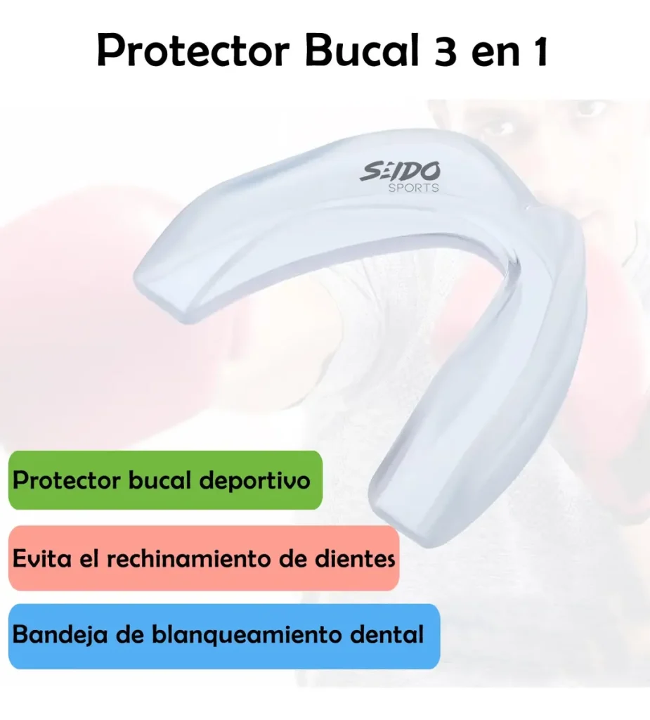 Kit Protectores Bucales X5 Boxeo Artes Marciales Mma Estuche