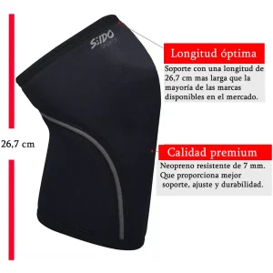 Rodilleras Compresion Neopreno Soporte Fitness X 2 Gym 7mm