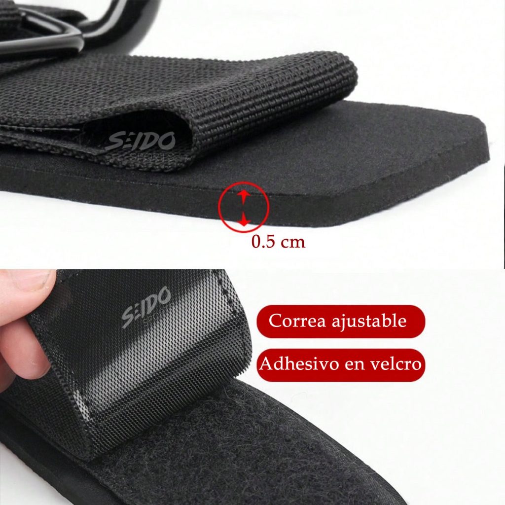 Muñequeras Gancho Straps X2 Levantamiento Pesas Correas Gym
