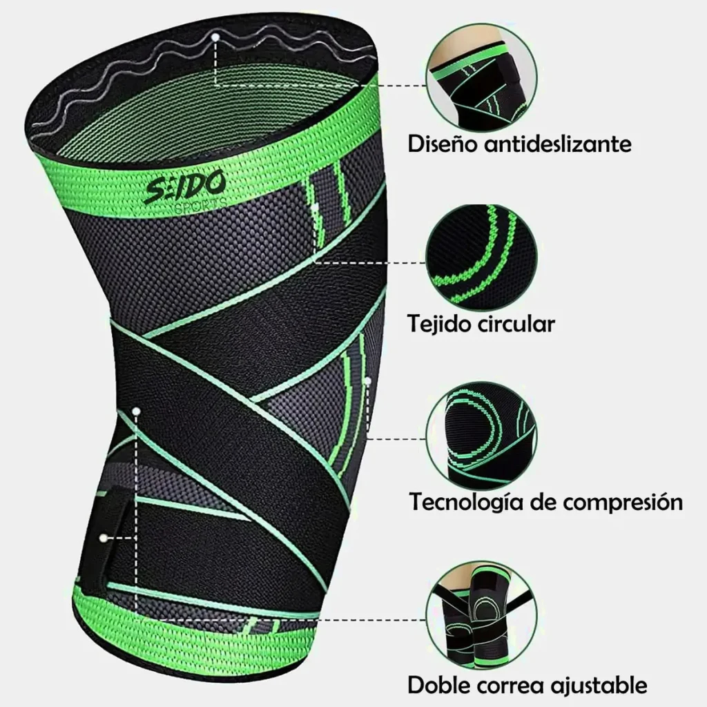 Rodilleras Deportivas Compresion X 2 Banda Protectora Gym