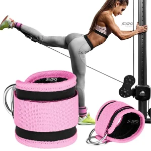 Arnes Tobillo X2 Para Poleas Grillete Tobillera Fitness Gym