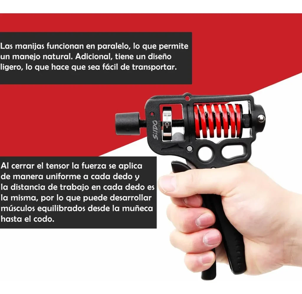 Tensor Hand Grip 5/165 Kg X 2 Ejercitadores Fortalece Mano