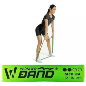 Bandas Elásticas Tela Resistencia Wonder Verde 10-15lb Medio