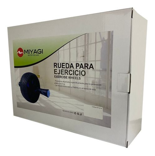 Rueda Abdominal Miyagi Rodillo Ejercicio Tonificador Abdomen