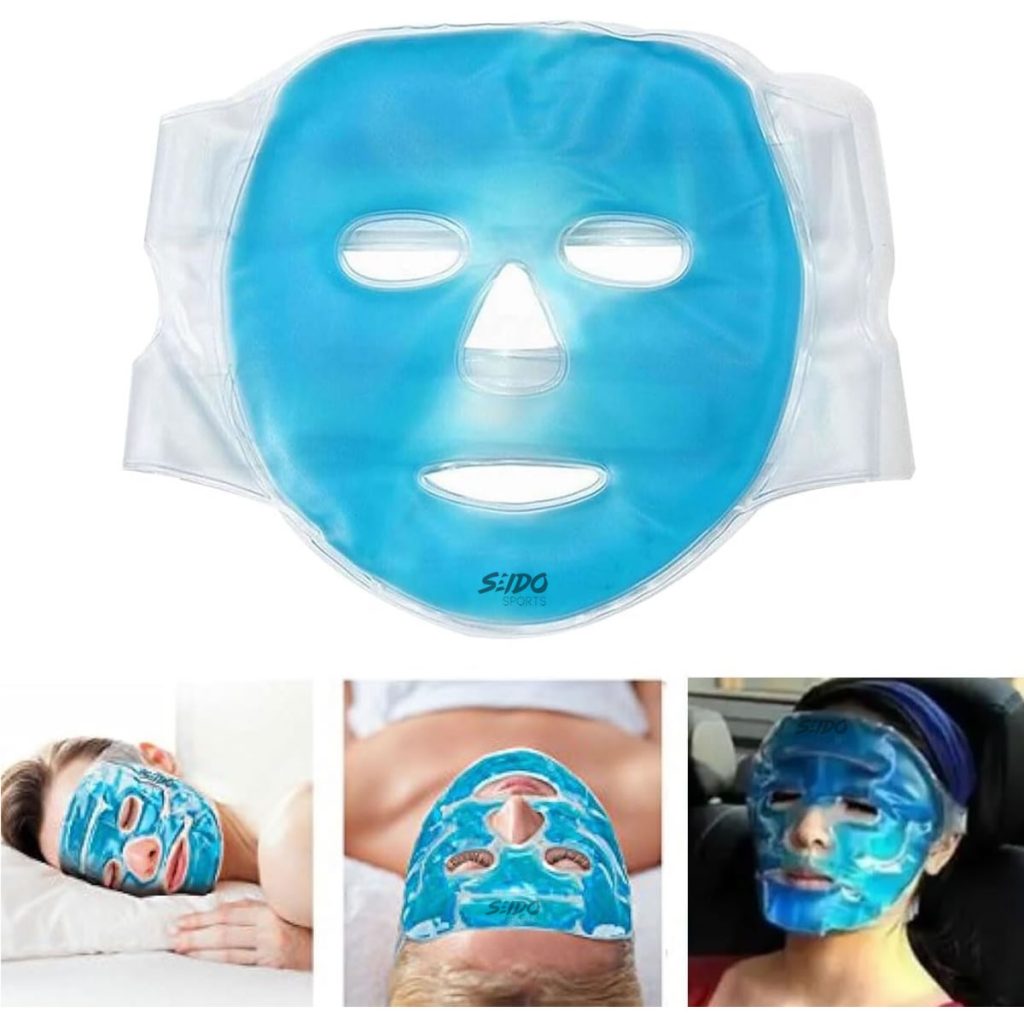 Mascara Facial Gel Frio Calor Antifaz Relajante Estres
