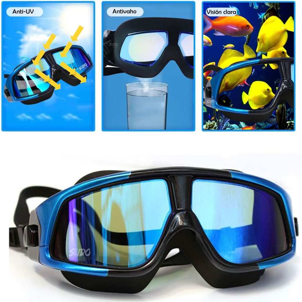 Gafas Natacion Estuche Piscina Buceo