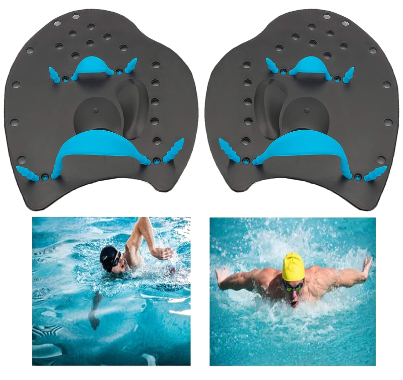 Paletas Natacion Mano Aletas Piscina Entrenamiento Ajustable