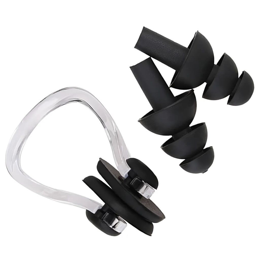 Gafas Natacion Tapa Oidos Nariguera + Estuche Piscina Buceo