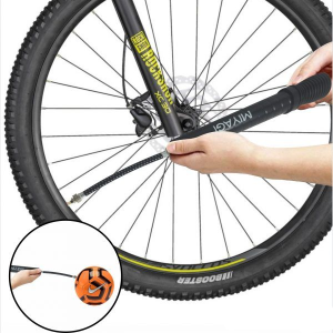 Bomba De Inflar Doble Acción Miyagi Inflador Bicicleta 6 Plg