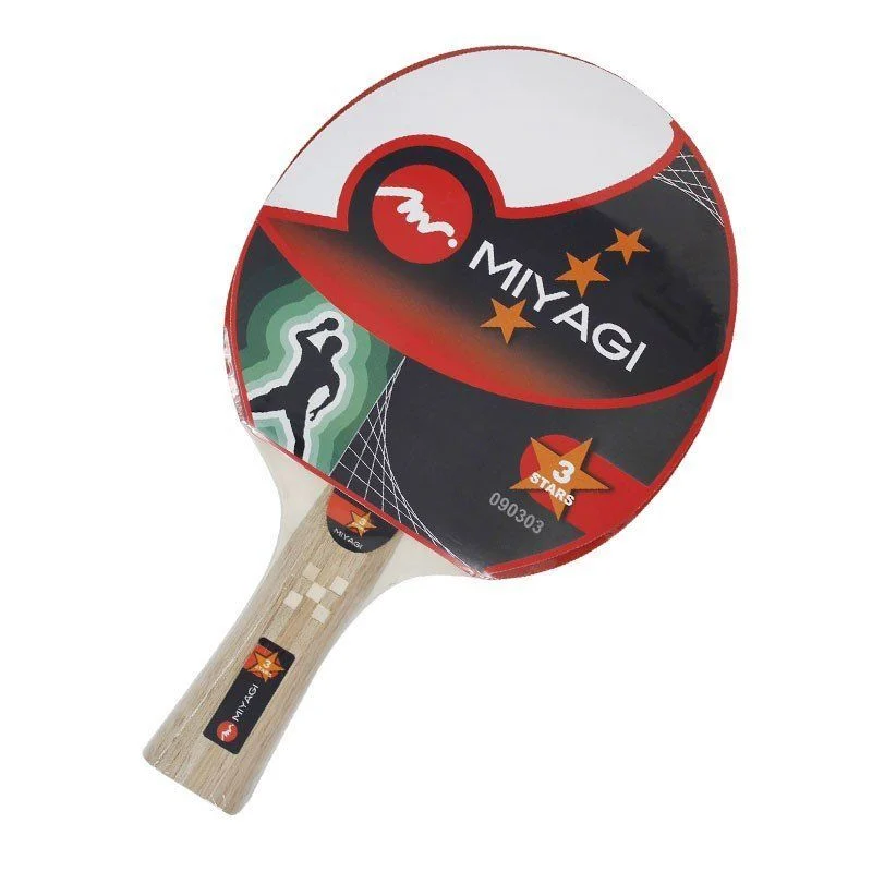 Raqueta Ping Pong Tenis De Mesa Miyagi 3 Estrellas