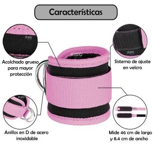 Arnés Agarre Tobillo Grillete Tobillera Fitness Tonifica Gym