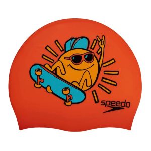 Gorro Natación Speedo Niños Printed Silicona Junior Piscina