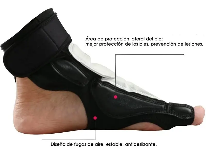 Protectores Pie Empeine Artes Marciales Karate Mma Taekwondo