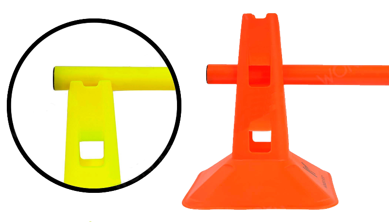 Cono Señalización Con Huecos 32 Cm Entrenamiento Deportivo