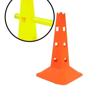 Cono Señalización Con Huecos 40 Cm Entrenamiento Deportivo