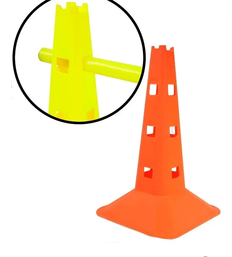 Cono Señalización Con Huecos 40 Cm Entrenamiento Deportivo