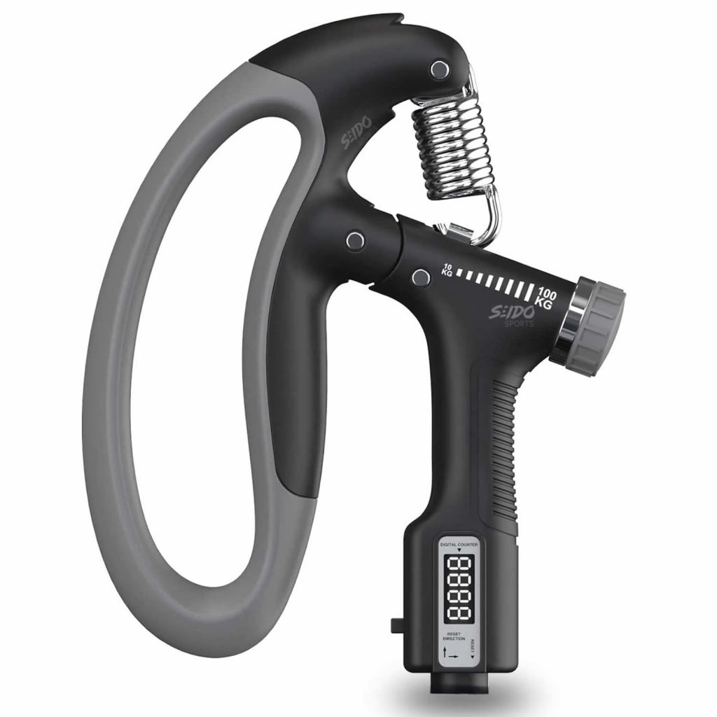 Tensor Hand Grip 10/100 Kg Contador Ejercitador Mano Terapia