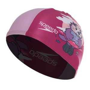 Gorro Natación Textil Niños Speedo Printed Character Piscina