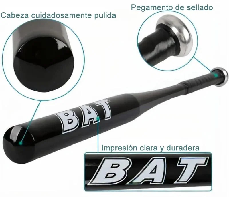 Bate Beisbol Aluminio Bateo Baseball Metálico 28 Pulgadas