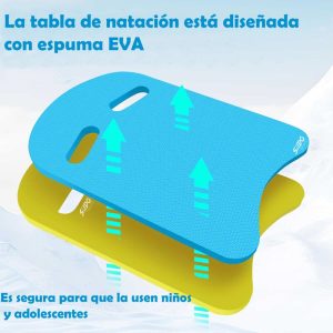 Tabla de Natación Flotadora en EVA - Hidroaeróbicos y Entrenamiento en Piscina