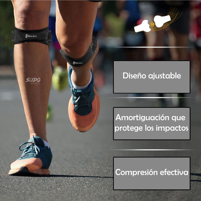 Rodillera Deportiva Strap Rotuliano Neopreno Ajustable