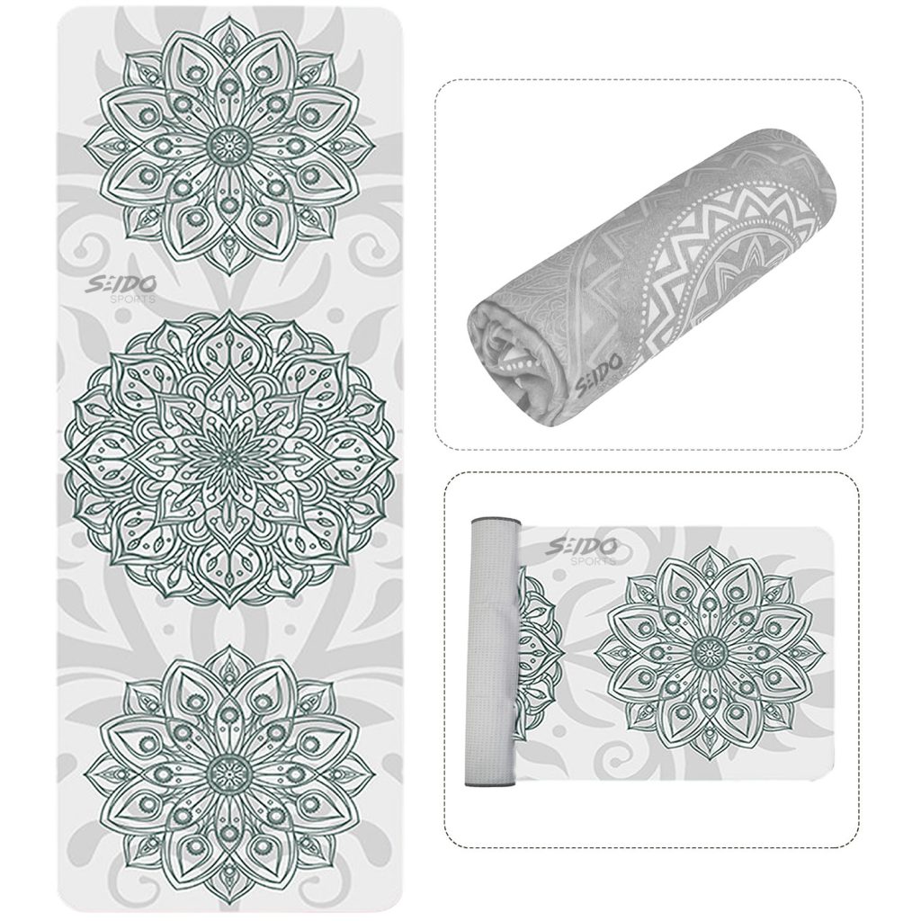 Toalla Microfibra Yoga Antideslizante Mat Portatil Plegable