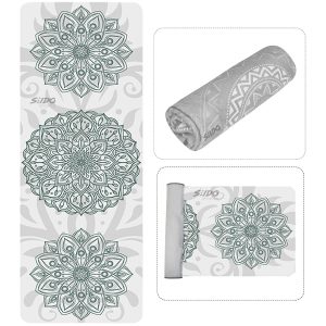 Toalla Microfibra Yoga Antideslizante Mat Portatil Plegable