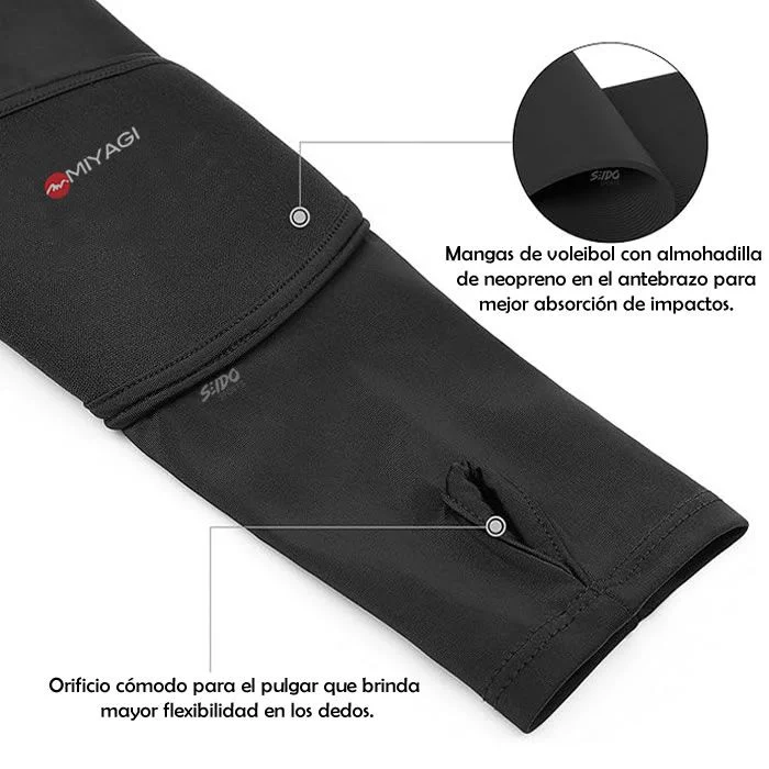Mangas Deportivas Para Voleibol X2 Proteccion Brazo Miyagi