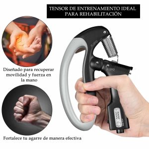 Tensor Hand Grip 10/100 Kg X2 Contador Ejercitador Terapia