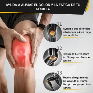 Rodillera Deportiva Strap X2 Rotuliano Neopreno Ajustable