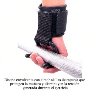 Muñequeras Gancho Straps X2 Levantamiento Pesas Correas Gym