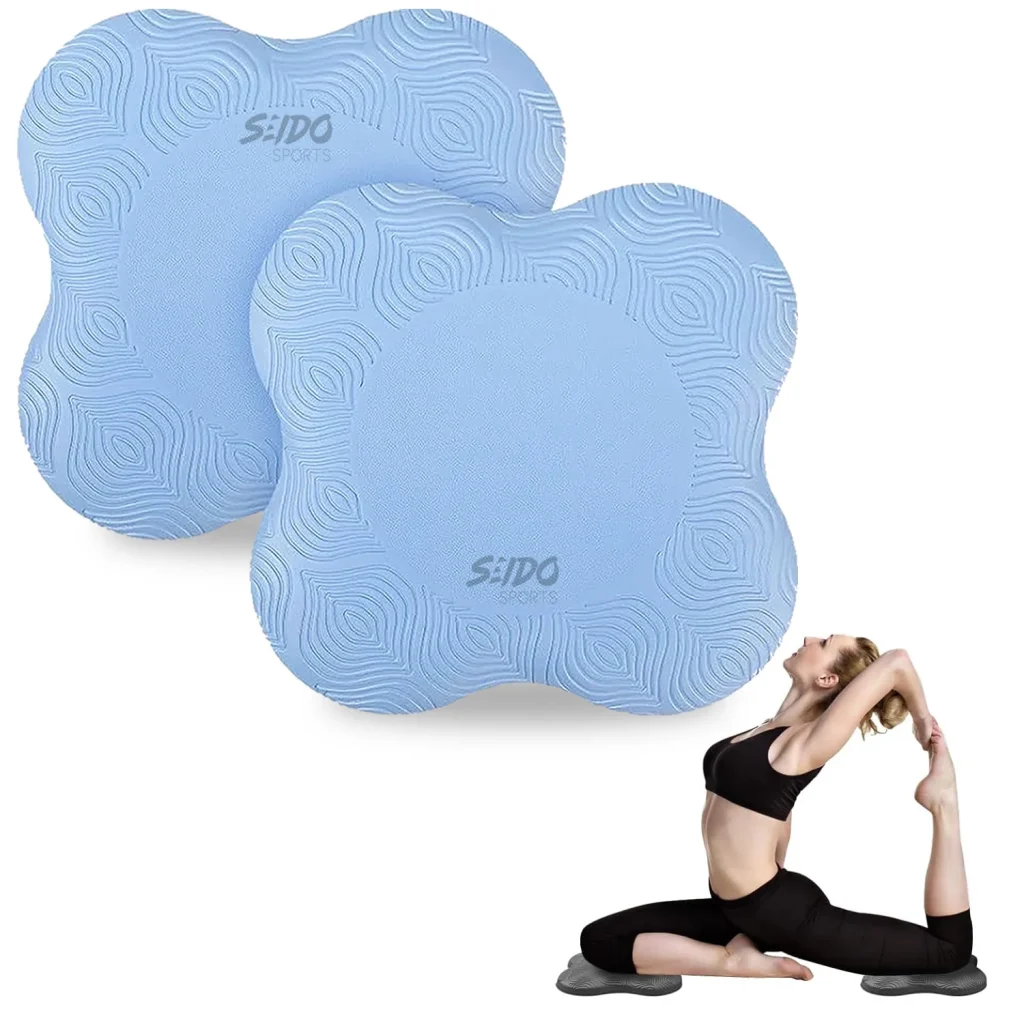 Almohadilla Rodillera Yoga X2 Cojín Antideslizante Pilates