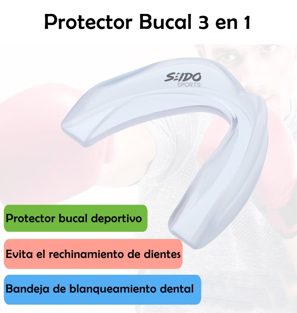 Kit Protectores Bucales X5 Boxeo Artes Marciales Mma Estuche