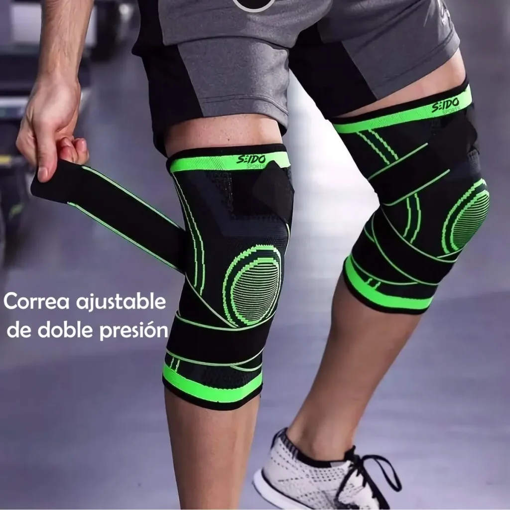 Rodilleras Deportivas Compresion X 2 Banda Protectora Gym
