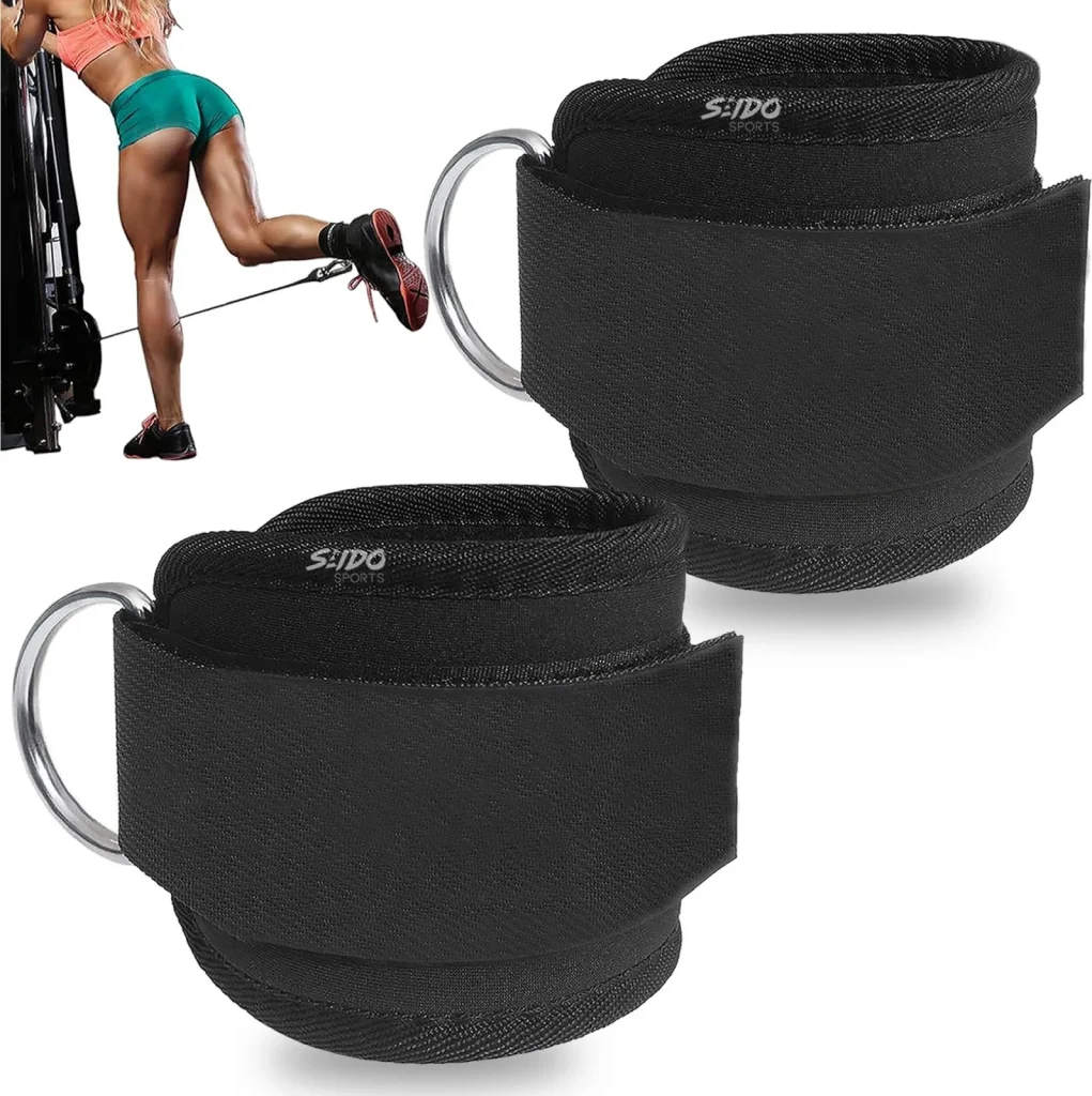Arnes Tobillo X2 Para Poleas Grillete Tobillera Fitness Gym