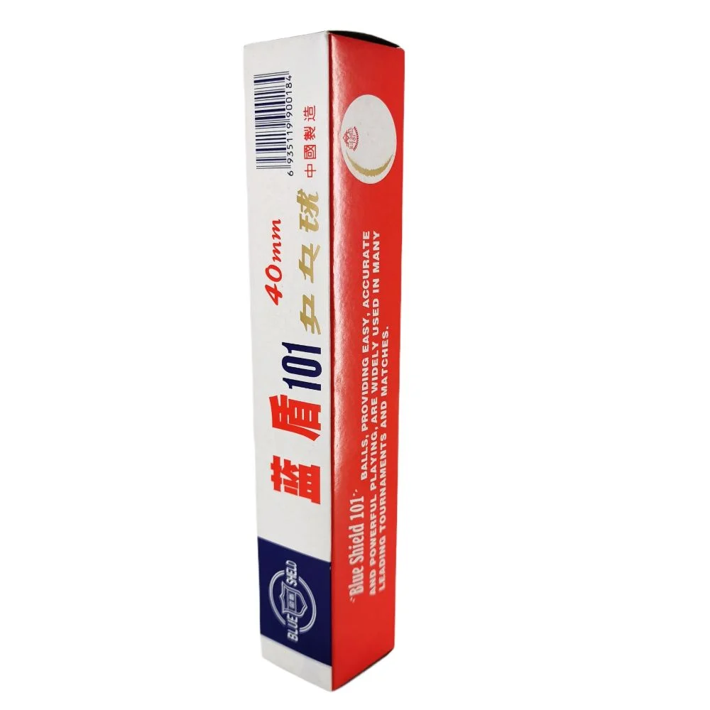 Pelotas Tenis De Mesa Blue Shield 40 mm Ping Pong x 6