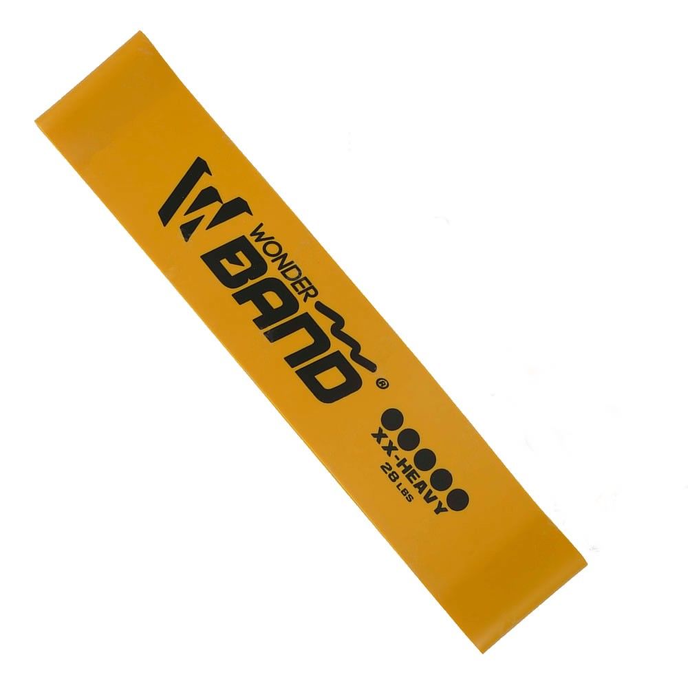 Banda Elástica Resistencia Wonder Dorada 28lb Extra Fuerte