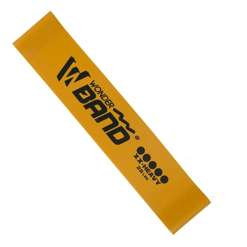 Banda Elástica Resistencia Extra Fuerte 28 Lb Dorada Wonder