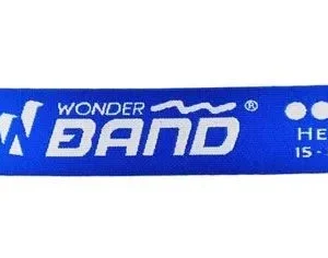 Banda Elástica De Tela Resistencia 15 a 20 lb Azul Wonder