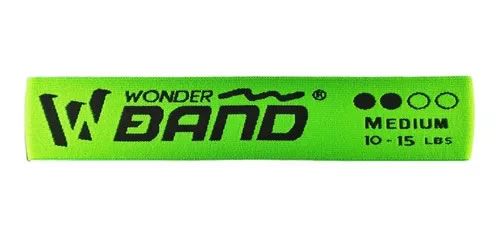 Bandas Elásticas Tela Resistencia Wonder Verde 10-15lb Medio