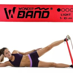 Bandas Elásticas Tela Resistencia Wonder Roja 5-10lb Suave