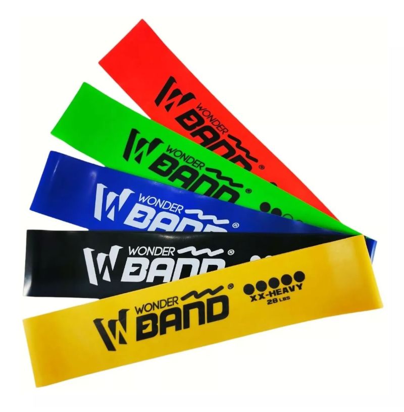 Bandas Elástica Resistencia Wonder Verde 10 Lb Medio Yoga