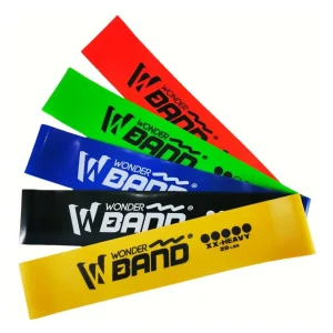Bandas Elástica Resistencia Wonder Roja Pilates 5 Lb Suave