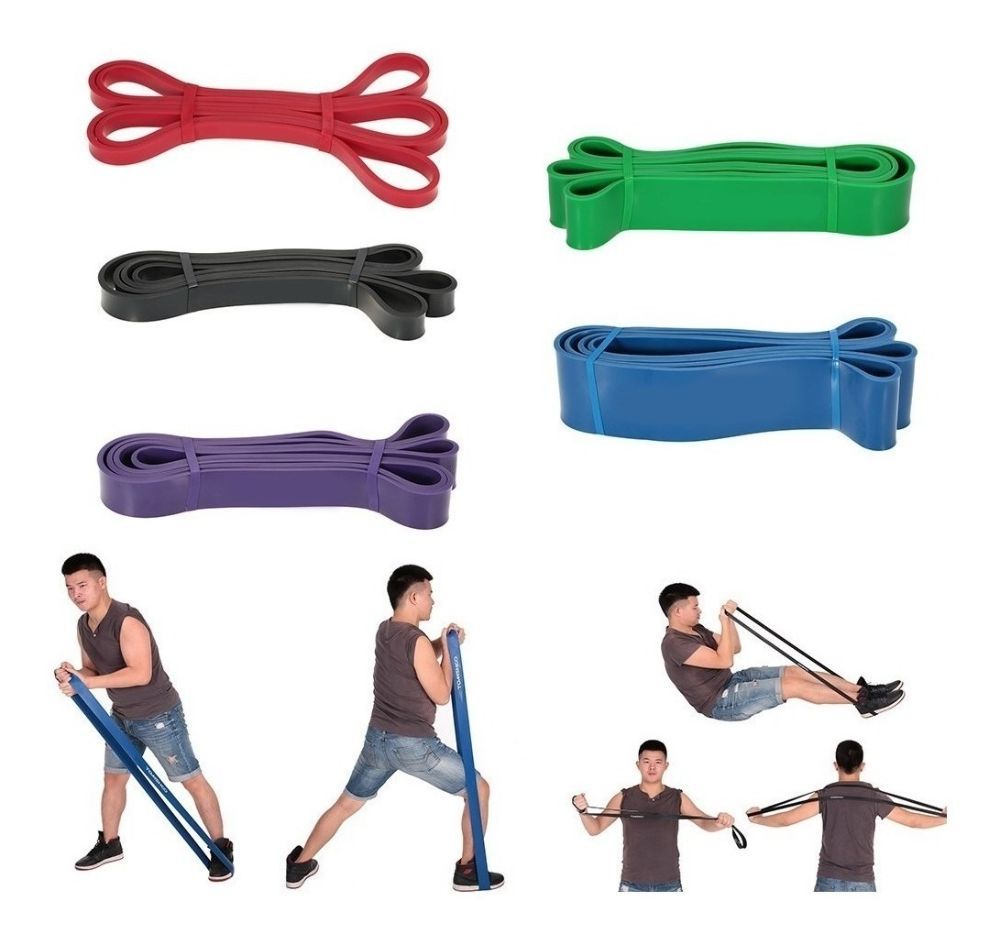 Bandas Poder Elástica Morada Miyagi Resistencia # 3 13-15 Kg