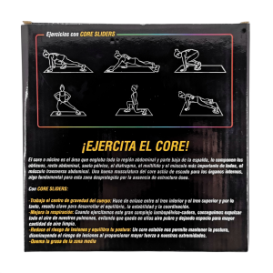 Discos Deslizantes Ejercitador Abdomen Sliders Core Deportes