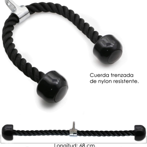 Lazo Cuerda Tríceps Bíceps Gimnasio Profesional Multifuerza
