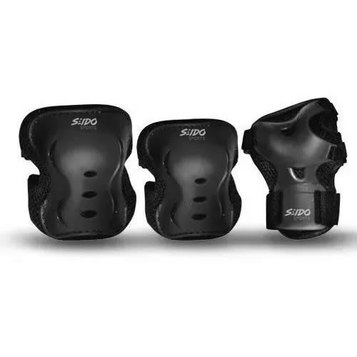 Kit Protección Patinaje Set Codera Muñequera Rodillera Niños